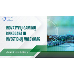 Inovatyvių gaminių...